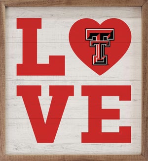 Love Heart Texas Tech University